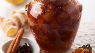vcranberry pear chutney