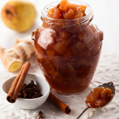 vcranberry pear chutney