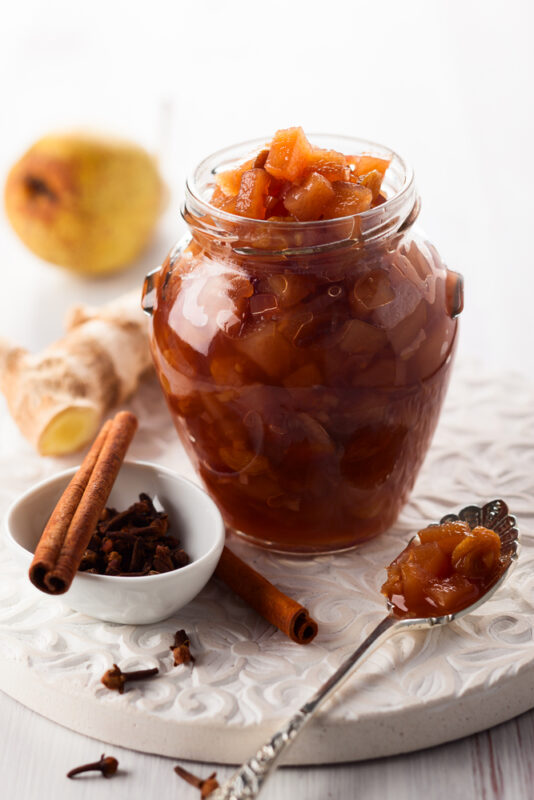 vcranberry pear chutney