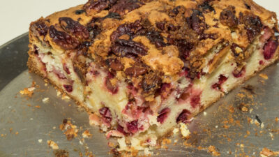 cranberry pecan cake