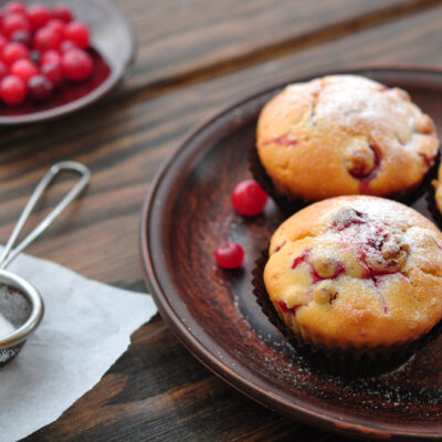 cranberry pumpkin muffins