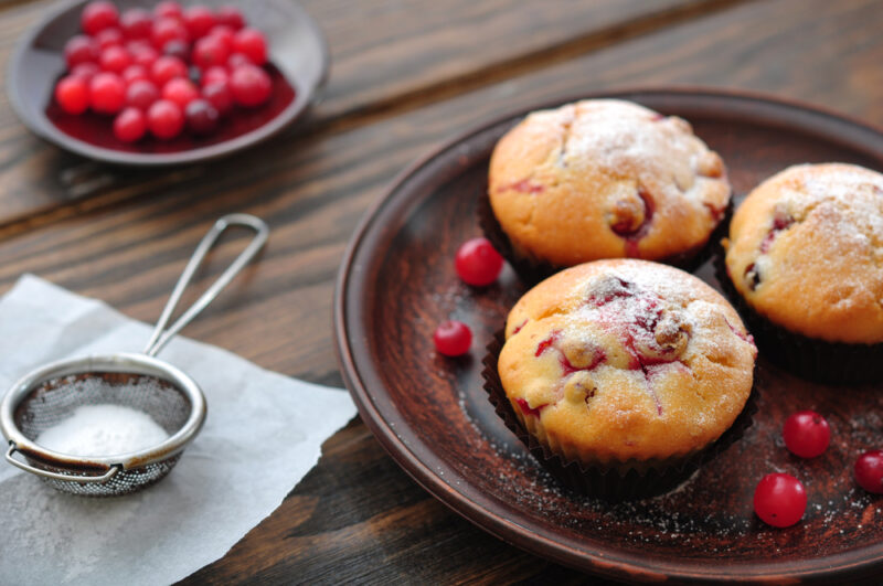 cranberry pumpkin muffins