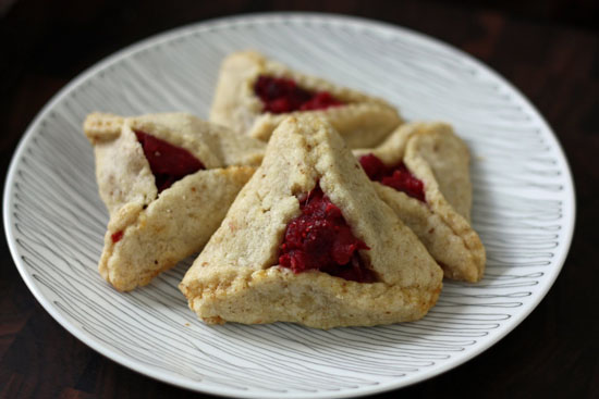 Cranberry White Chocolate Hamantashen