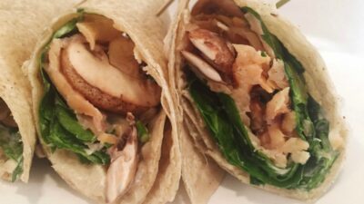 Cream Cheese and Smoked Salmon Wrap