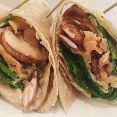 Cream Cheese and Smoked Salmon Wrap