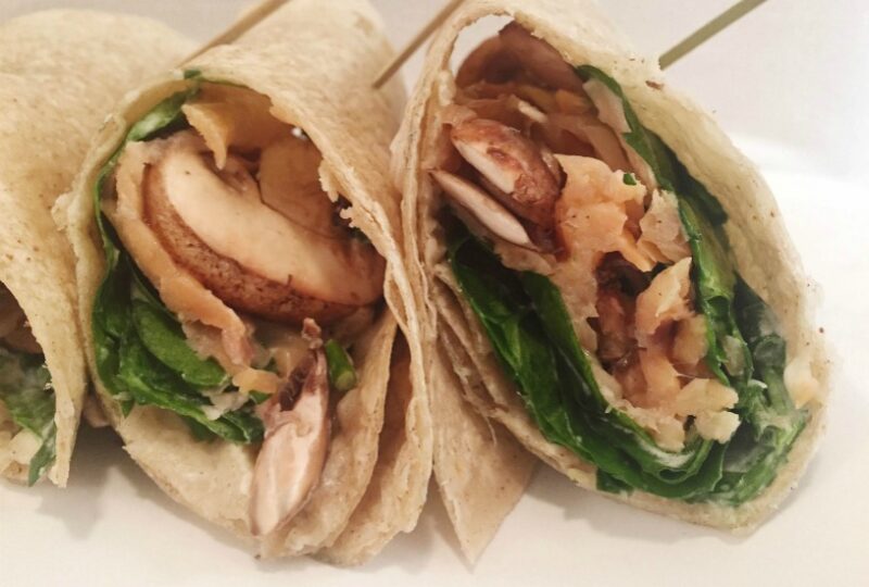 Cream Cheese and Smoked Salmon Wrap