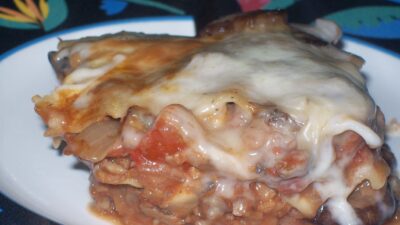 Cream of Mushroom Lasagna