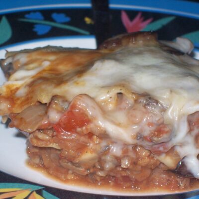 Cream of Mushroom Lasagna