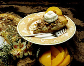 Creamy Almond Peach Pie