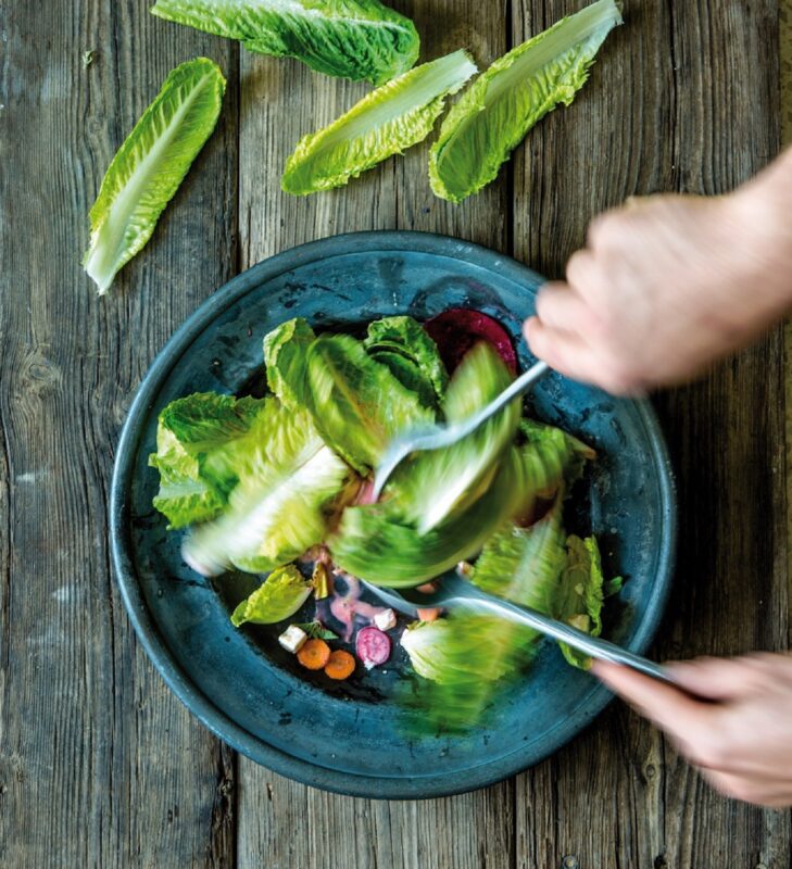 Creamy Feta and Root Vegetable Salad