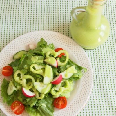 low fat creamy parsley salad dressing