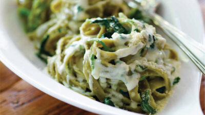 creamy-spinach-fettuccini
