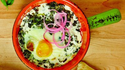 Creamy Spinach Shakshuka
