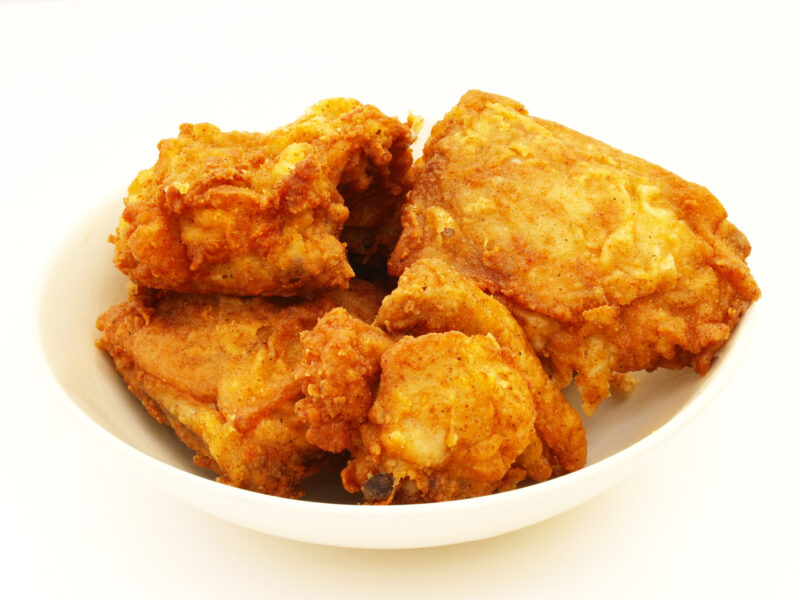 crispy kosher fried chicken
