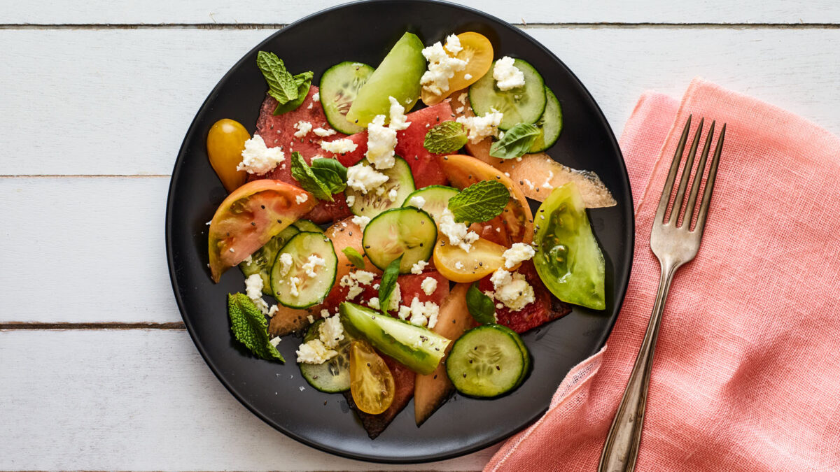 Cucumber Melon Salad