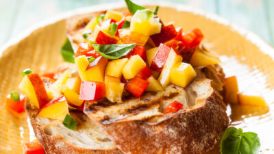 cucmber peach salsa