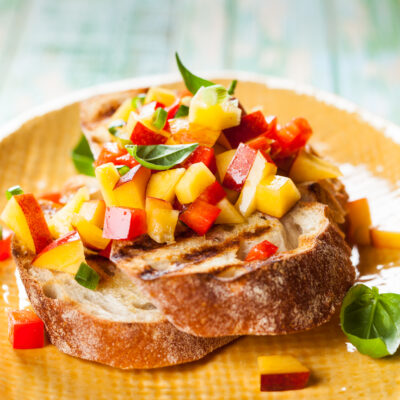 cucmber peach salsa