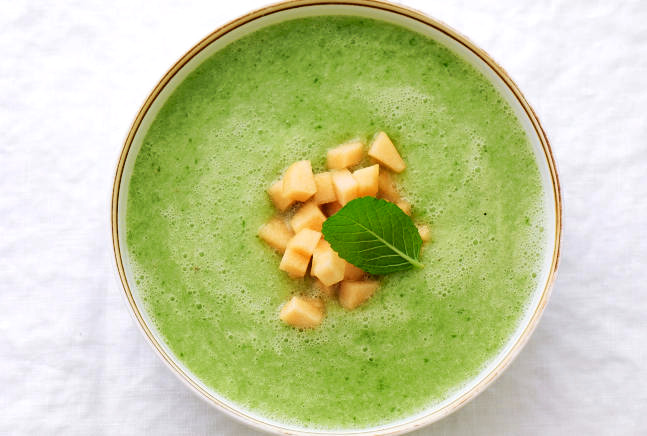 cucumber melon soup