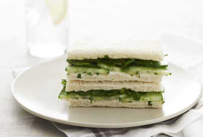 cucumber tea sandwich