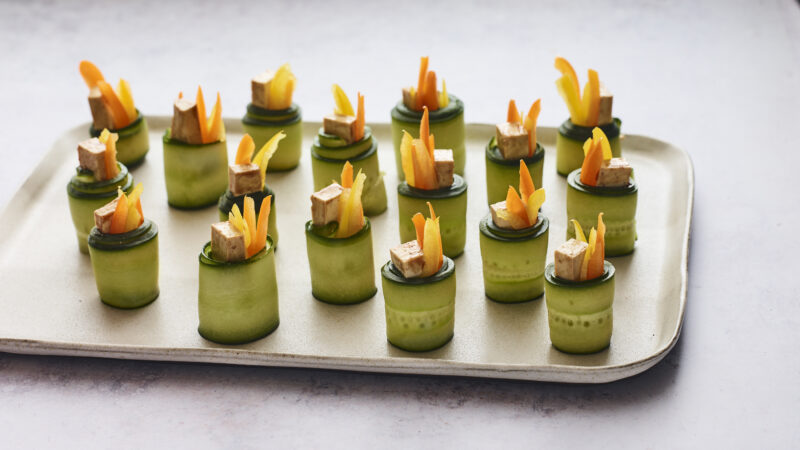 Cucumber Tofu Rolls