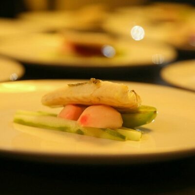 cured branzino