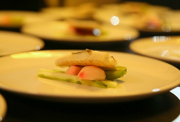 cured branzino