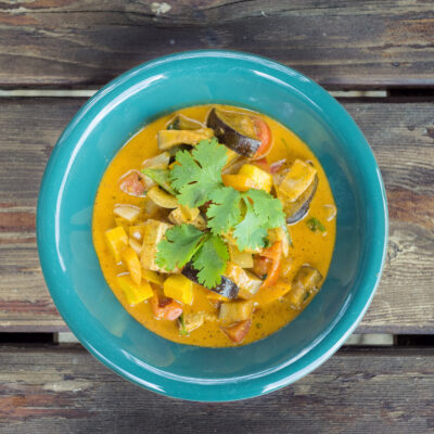 Curried eggplant