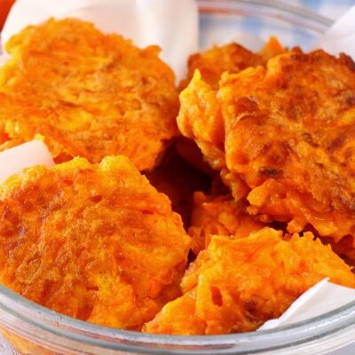 curried pumpkin latkes
