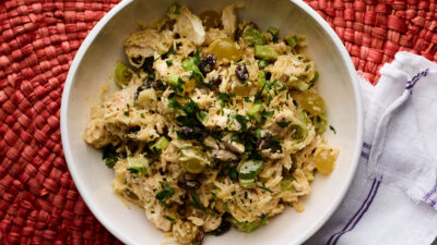 Curried Spaghetti Squash and Chicken Salad