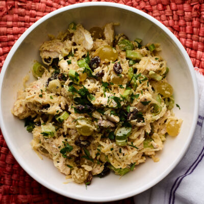 Curried Spaghetti Squash and Chicken Salad