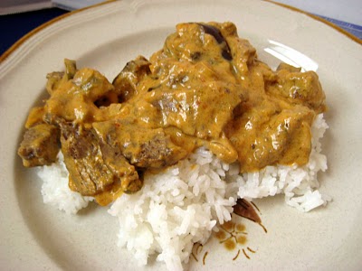 Curry Beef and Aromatic Rice