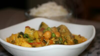 slow cooker vegetable curry