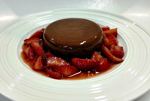 Dark Choc Panna Cotta with Balsamic Strawberries2013-06-12 14.13.17