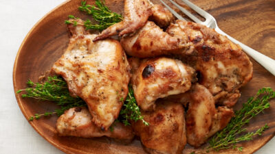 Date Glazed Roast Chicken