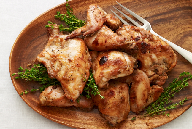 Date Glazed Roast Chicken