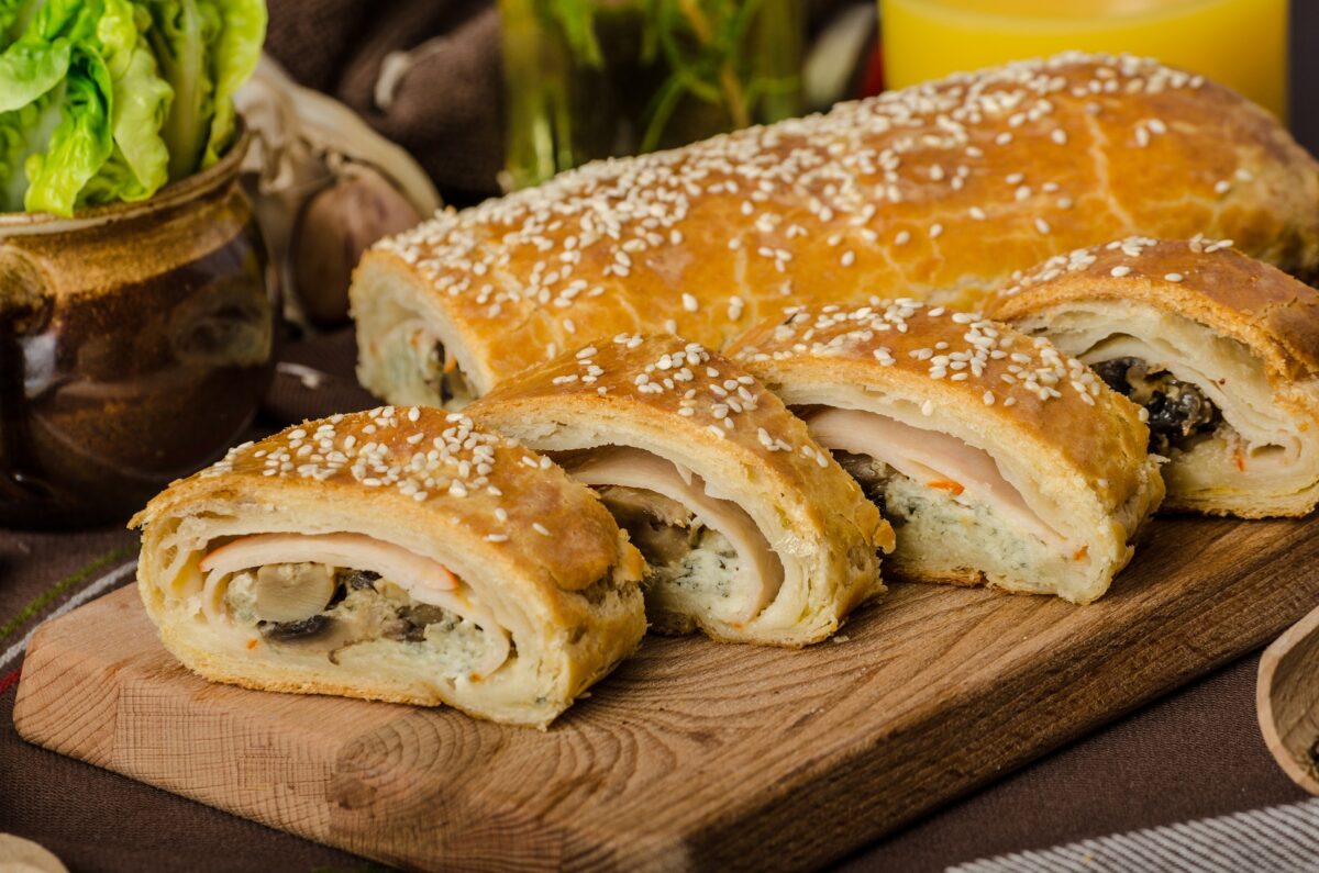 Honey Deli Roll With Caramelized Onions