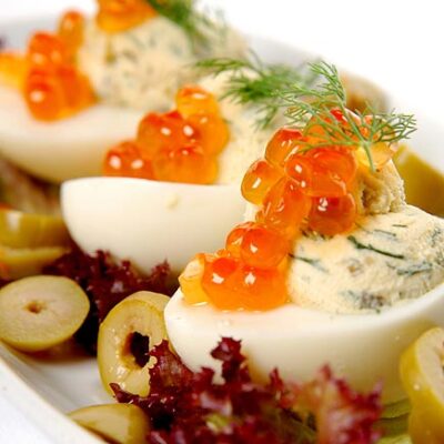 Deviled-Caviar-Eggs