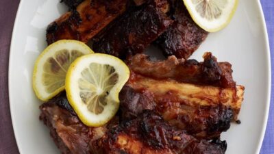 glazed beef spare ribs