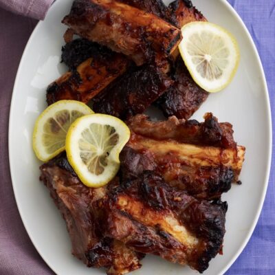 glazed beef spare ribs