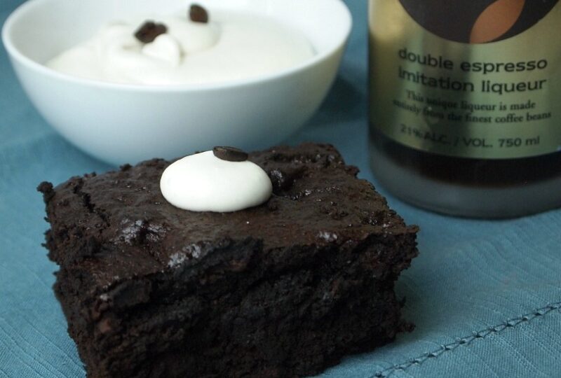 double espresso brownies