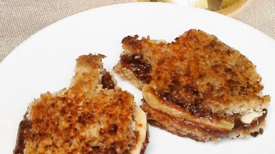 nutella dreidel sandwiches