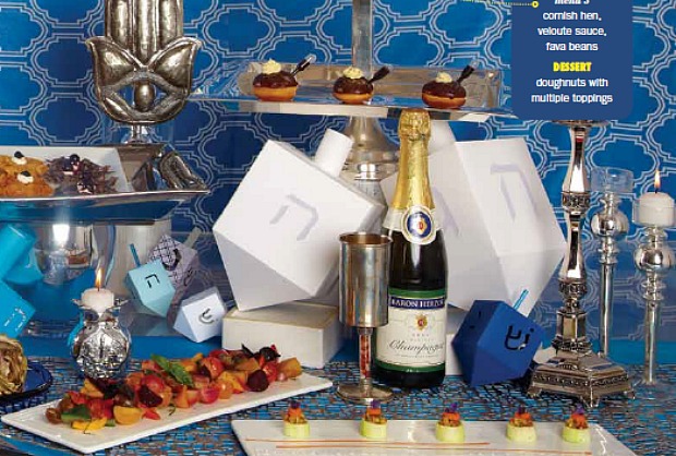 dreidel center piece