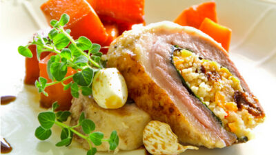 duck breasts + honey pumpkin