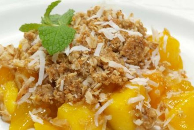 Dylan's Mango Coconut Crisp