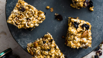 Berry Popcorn Bars