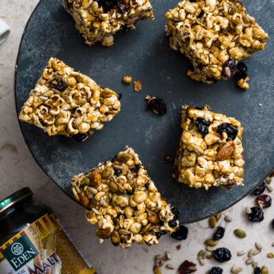 Berry Popcorn Bars