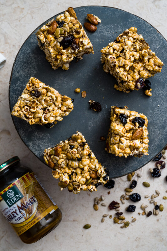 Berry Popcorn Bars