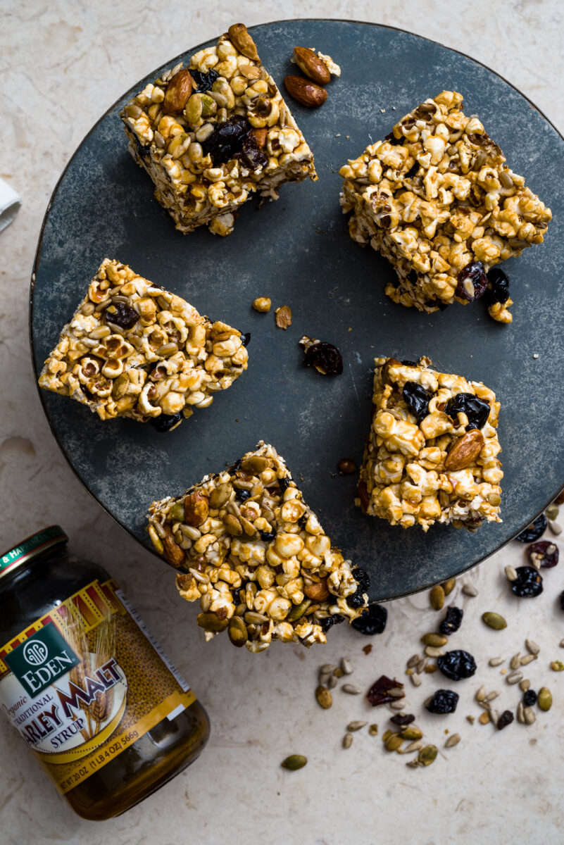 Berry Popcorn Bars