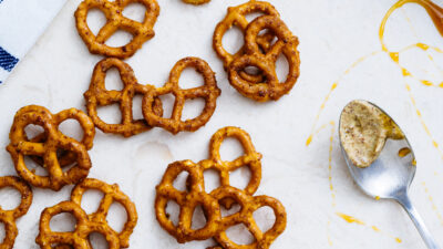 Gluten Free Sweet and Spicy Pretzels