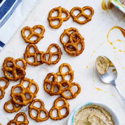 Gluten Free Sweet and Spicy Pretzels